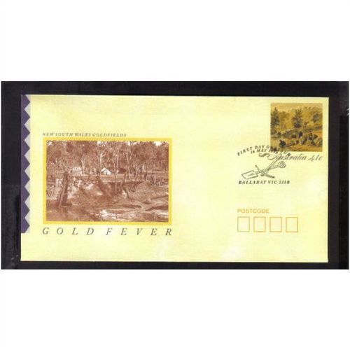 1990 AUSTRALIA FDC GOLD FEVER SUMMER HILL CREEK "BALLARAT VIC"