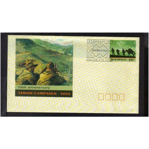 1992 AUSTRALIA FDC TIMOR CAMPAIGN "FOSTER VIC"