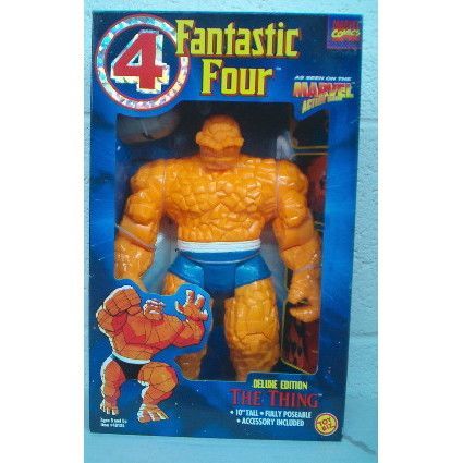 FANTASTIC FOUR DELUXE EDITION ' THE THING ' 10 inch action figure (1995 )