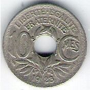 FRANCE 10 CTS 1923