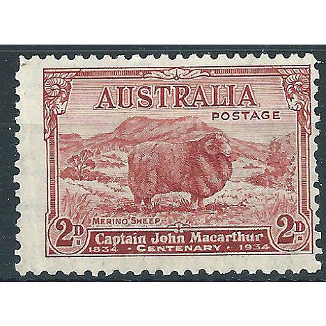 Australia 1934 SG150 2d Carmine-Red McCarther Mounted Mint .. ..