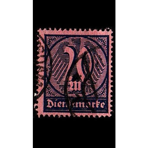 GERMANY REICH Dienst [1922] MiNr 0072 ( O/used ) [La]