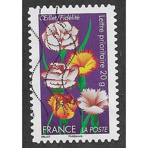 FRA 2012 (60c)(S/A) 'FLOWERS - CARNATIONS ' FINE USED (EBID56-704)