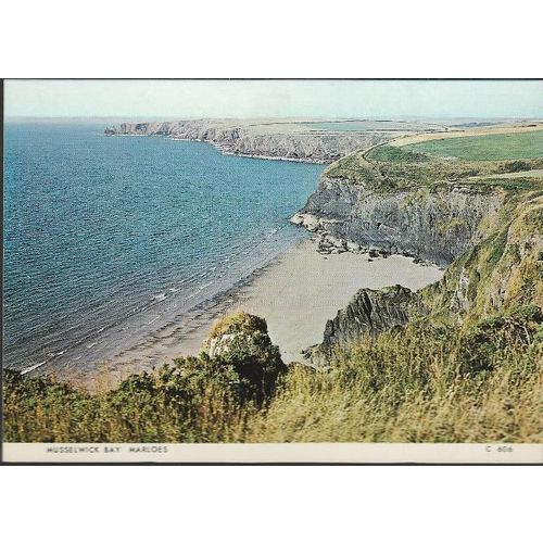 Marloes, Pembrokeshire - Musselwick Bay - Judges postcard c.1970s