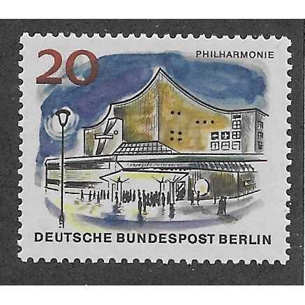 BERLIN - 1965 M/M 20pf 'NEW BERLIN - PHILHARMONIC HALL' ' (EBID63-257)