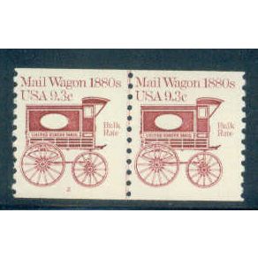 1903 9.3c Mail Wagon Fine MNH Dry Gum CNP Left 2 W0156