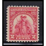 657 2c General John Sullivan Just Clears MNH O1596