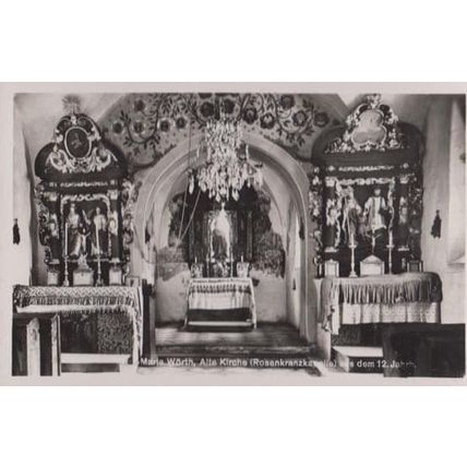 Maria Worth Alter Alte Kirche Austria Real Photo Postcard
