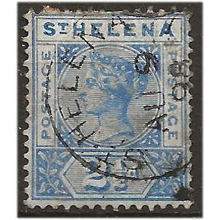 St Helena 1896 SG50 2 1/2d Ultramarine Fine Used ...