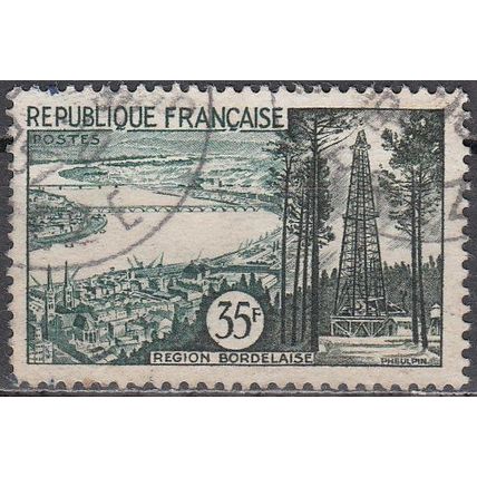 France 1957 Michel 1146 O Cote (2008) 1.10 € Région bordelaise Cachet rond