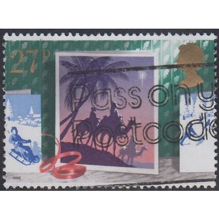 GB, 1988 27p Christmas, SG 1416 (Scott #1236), used.