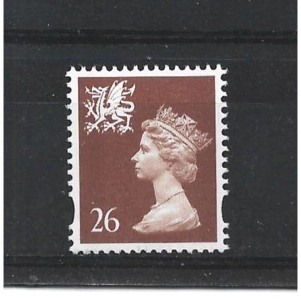 Wales.W74 26p Red-Brown.Unmounted Mint.Aug25