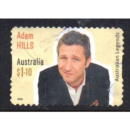 AUSTRALIA: 2020, $1.10 LEGENDS, ADAM HILLS, USED SELF-ADHESIVE STAMP. 540/569