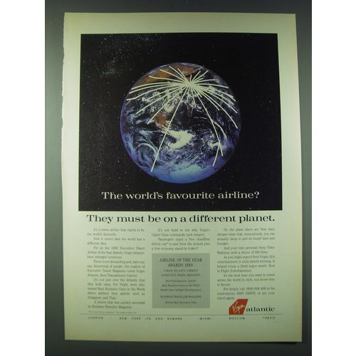 1989 Virgin Atlantic Ad - The world's favourite airline?