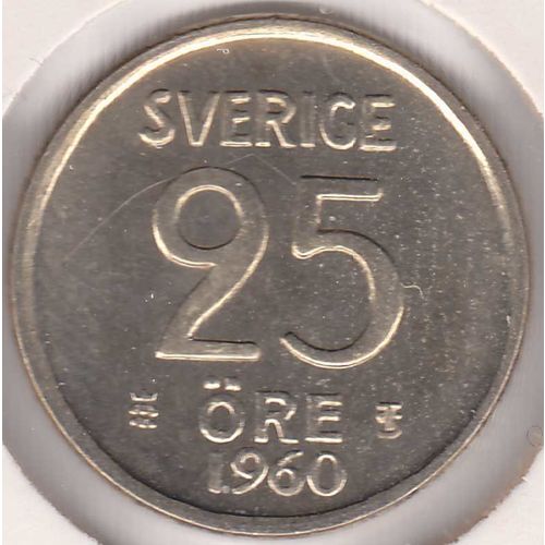 Sverige / Sweden - 25 öre 1960 in high quality!