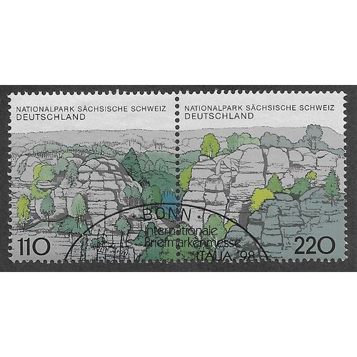 GER 1998 SE~TE PAIR 'LITTLE SWISS NATIONAL PARK (EX M/S) FINE USED (EBID59-008)