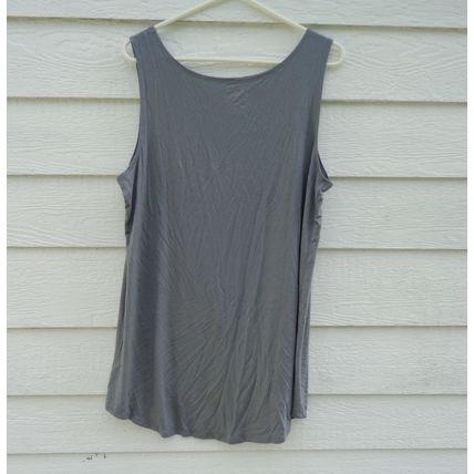 M1XP LOGO Layers Lori Goldstein Gray Tunic Tank Top Womens 1XP Sleeveless 062