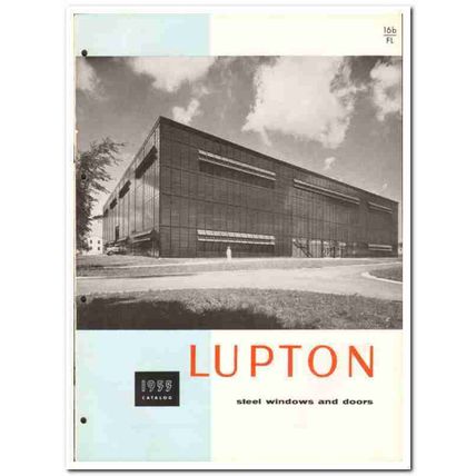 Michael Flynn Mfg Company 1955 vintage window catalog steel Lupton