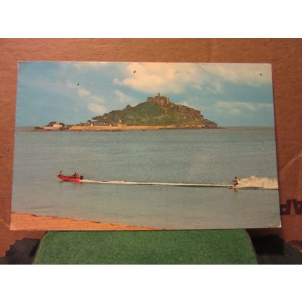 ST. MICHAEL'S MOUNT, CORNWALL used postcard by NPO Dexter 1975 pm =
