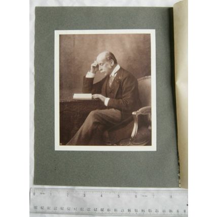 1902 illustration: Portrait of Mr. Alfred de Rothschild