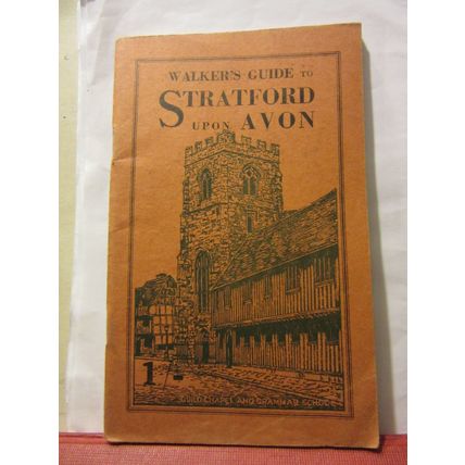 STRATFORD UPON AVON, Warwickshire Guide book p/b Shakespeare birthplace =
