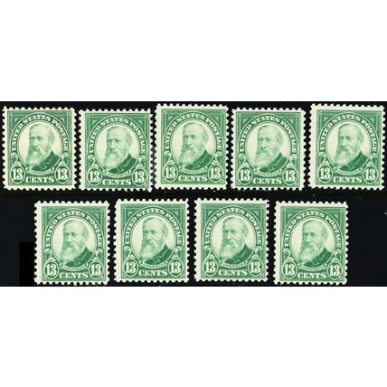 622, Mint NH 13¢ NINE PO FRESH Stamps CV $171 * Stuart Katz