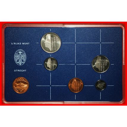 BEATRIX (1980-2013): NETHERLANDS ★SET 1984 5 COINS + MEDAL!★LOW START★NO RESERVE