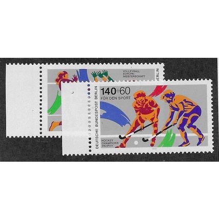 BERLIN - 1989 U/M (SET) 'SPORTS CHARITY' (2v) (EBID66-068)