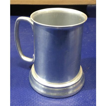 Schlitz Beer Clear Bottom Aluminum Mug Stein vintage hong kong when your out of