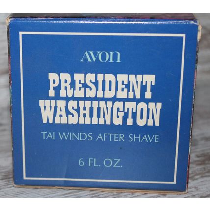 AVON Tai Winds After Shave President George Washington Bust 6oz Historical Gift