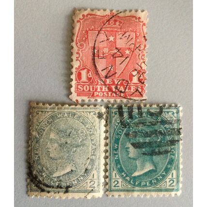 Australia New South Wales Stamps Lot 3