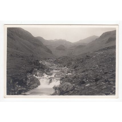Esk Falls Lake District Postcard Cumbria Sankeys