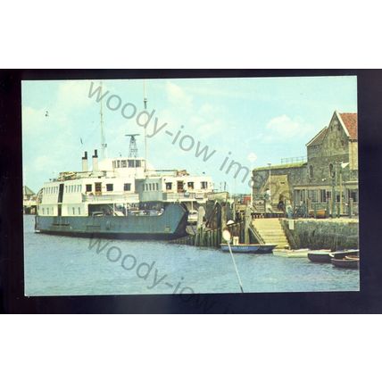 f2305 - British Rail Car Ferry - Farringford (Yarmouth /Lymington) - postcard