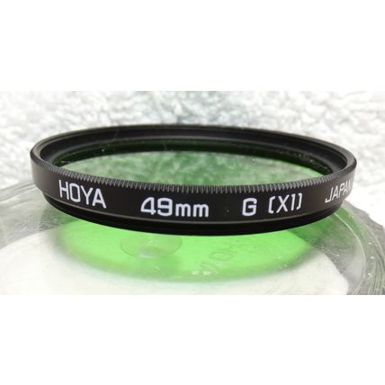 Hoya 49mm Number G(X1) Green Filter