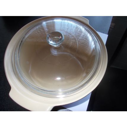 CASSEROLE BOWL BLUE OUTER STONEWARE (14/01)