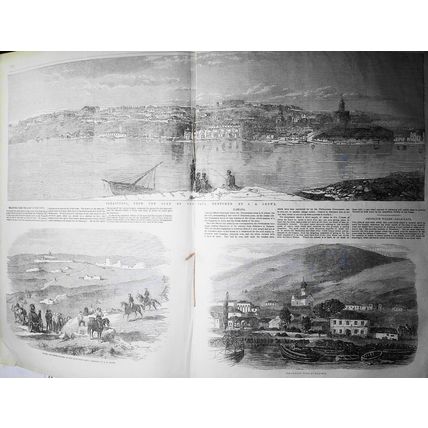Sebastopol from the Quay of Fort Paul - Illustrated London News,