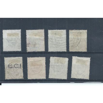 Italy stamps. 1925 - 1927 used lot. Includes the 2l50 The 60c is perfin (AE562)