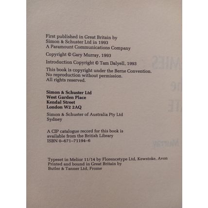 ENEMIES Of The STATE - Gary Murray - First U.K Edition - First Print - HBK- 1993