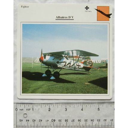 Albatross D V - Germany - Fighter - Collectors Club Card