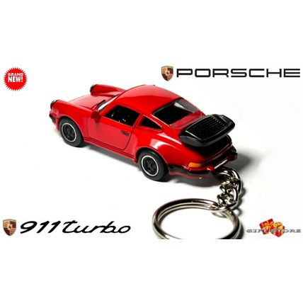 ULTRA RARE KEYCHAIN RED PORSCHE 911 CARRERA TURBO TEA TRAY