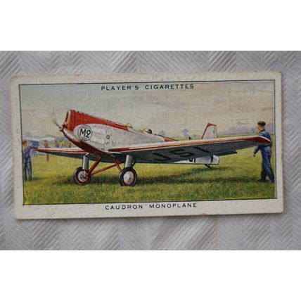 1935 Players Aeroplanes (Civil) No. 25 Caudron Monoplane