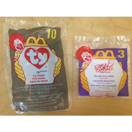 Huge lot of 80 vintage McDonalds toys. 62 sealed. baby ronalds Bakugan zip more