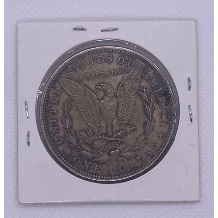 1921 Morgan Silver Dollar Circulated Good Condition No Mint Mark W/Toning