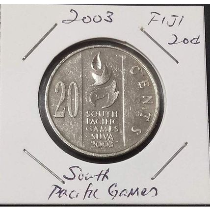 FIJI 2003 South Pacific Games SUVA - 20c Coin - Circulated