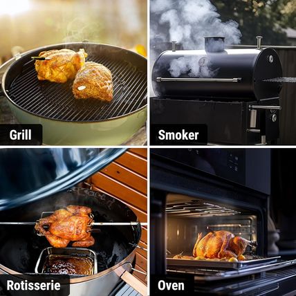 Thermopro Tempspike plus 600Ft Wireless Meat Thermometer with 2 Color-Coded Prob