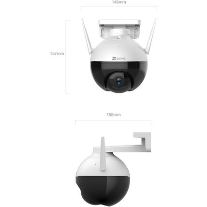 EZVIZ 360° Security Camera Outdoor, Wifi Camera for Home Security, Surveillance
