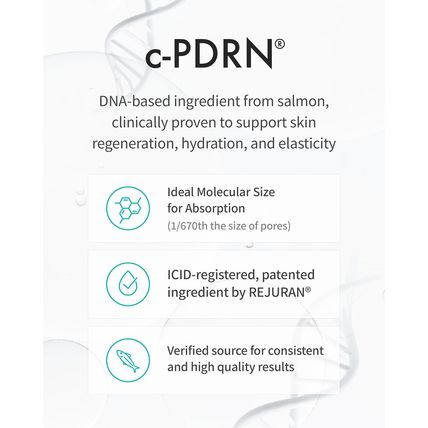 REJURAN® Turnover Ampoule, C-Pdrn® - Original PDRN Anti-Aging Face Serum for Fir