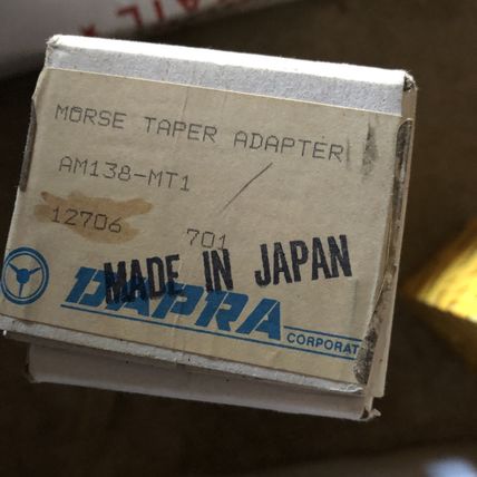 NEW Lot 2 DAPRA AM138-MT1 MORSE TAPER ADAPTER #1 MT ,SHOWA AM138-MT1,AN