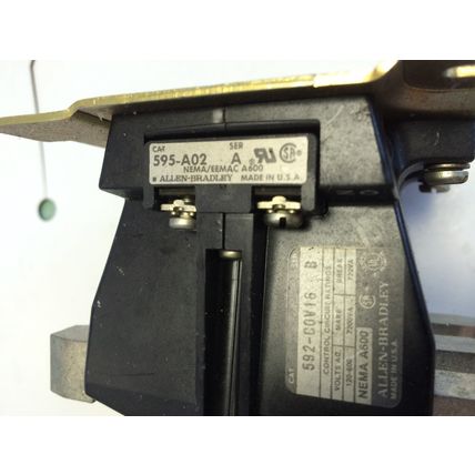 ALLEN BRADLEY 592-C0V16 B Relay 595-A02,BC