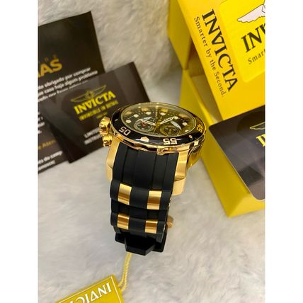 Invicta Pro Diver 6981 18k Gold Plated Watch